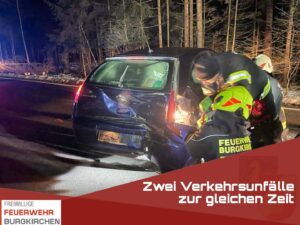 Mehr über den Artikel erfahren Zwei Verkehrsunfälle zur gleichen Zeit