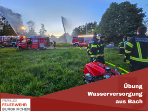 Read more about the article Übung Wasserversorgung aus Bach