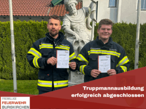 Mehr über den Artikel erfahren Truppmannausbildung erfolgreich abgeschlossen