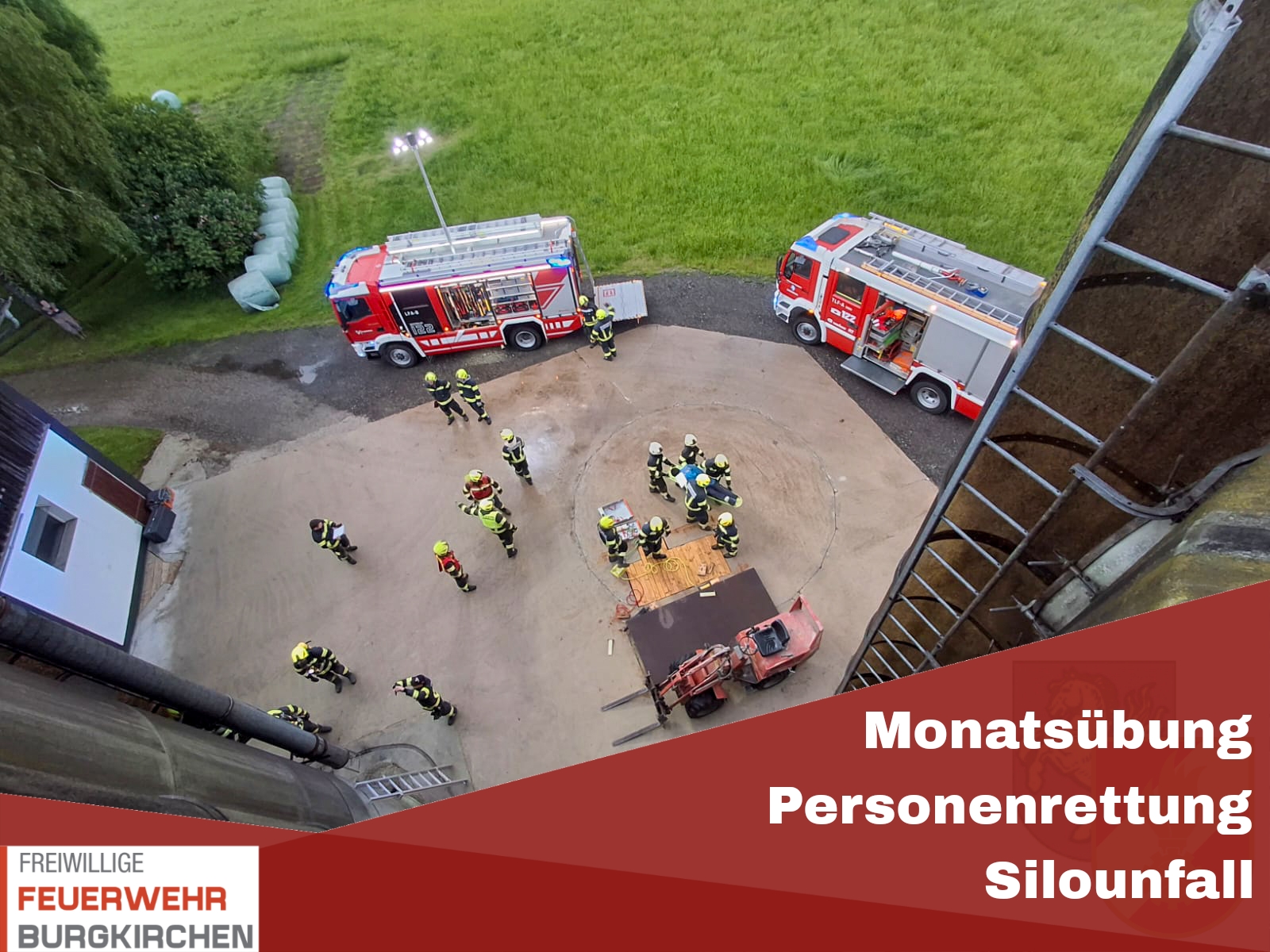 Du betrachtest gerade Monatsübung Personenrettung Silounfall