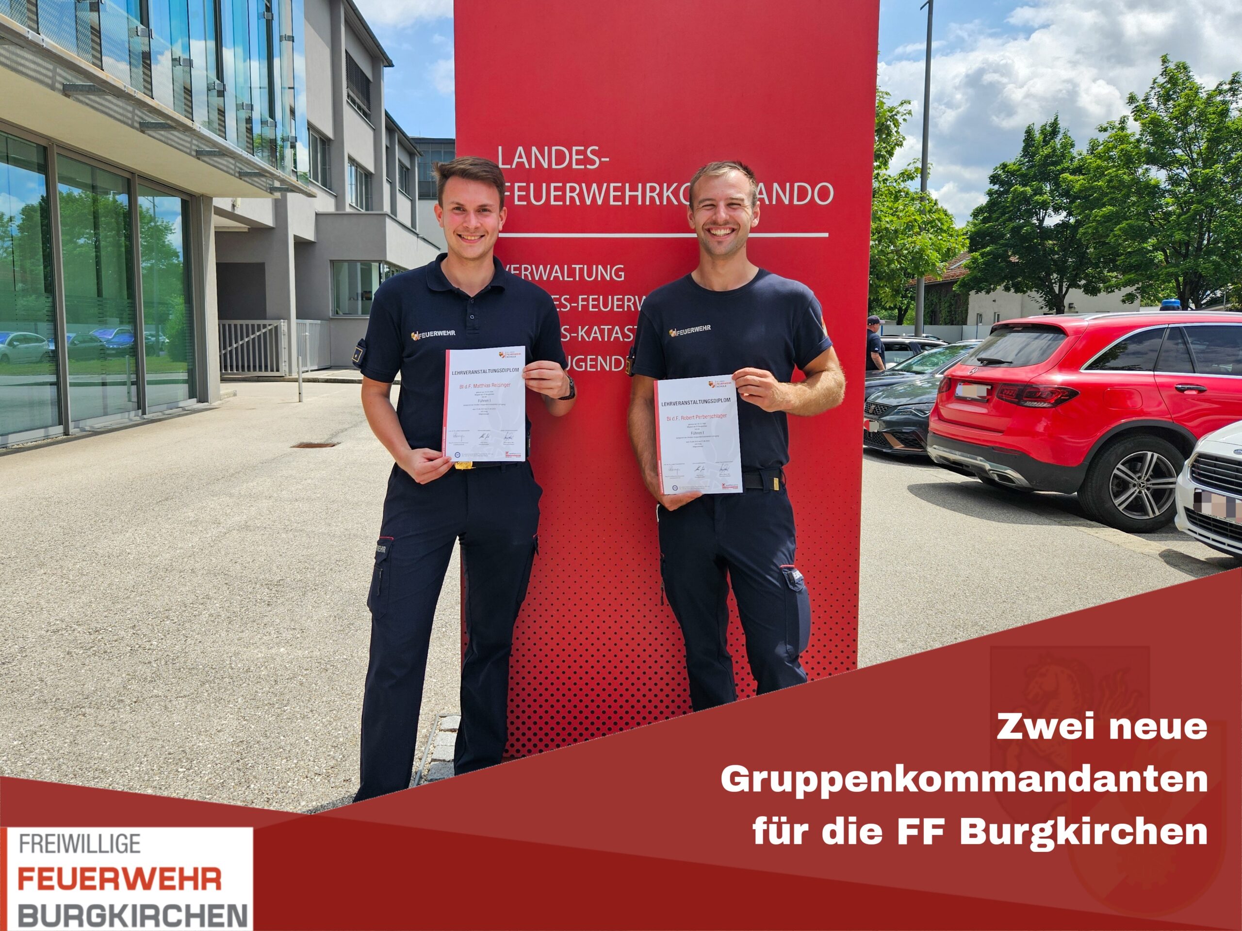 Du betrachtest gerade Zwei neue Gruppenkommandanten für die FF Burgkirchen