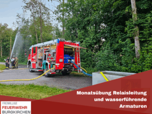 Mehr über den Artikel erfahren Monatsübung Relaisleitung und wasserführende Armaturen