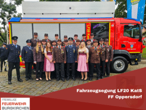 Mehr über den Artikel erfahren Fahrzeugsegnung LF20 KatS der FF Oppersdorf