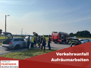 Mehr über den Artikel erfahren Verkehrsunfall Aufräumarbeiten