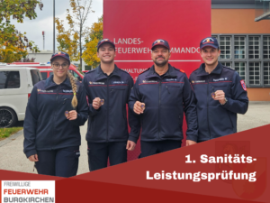 Mehr über den Artikel erfahren 1. Sanitäts-Leistungsprüfung