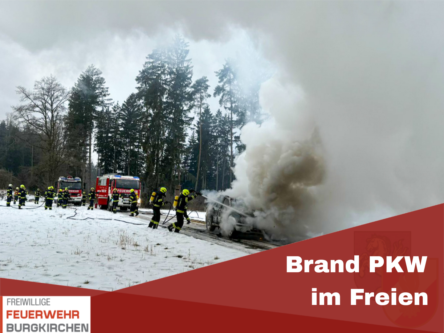Du betrachtest gerade Brand PKW im Freien