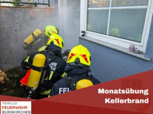 Mehr über den Artikel erfahren Monatsübung Kellerbrand